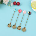 Miniatyrbillede 1 af 5: 4 stk./sæt Doughnut Candy ske/gaffel mælk kaffe røre ske Kitc 4pcs donut scoop