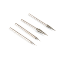 Pikkukuva 4 / 5: 10 kpl 0,6 mm-4 mm timanttipursteen hiontaterä, 2,35 mm varsi 0.6mm