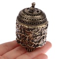 Miniatyrbillede 7 af 8: Rødkronet Trane Røgelse Brænder Buddhisme Røgelse Pinde Holder
