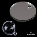 Miniatyrbillede 1 af 8: Akryl Aquarium Betta Mirror Fish Tank Flydende Spejl Til Fis A