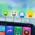 Pikkukuva 3 / 8: e Shaking Bobble Head Flower Auton sisustuksen koristeena F A3