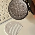 Miniatyrbillede 6 af 8: e Chokoladekageformet rund lommespejl Mini Foldbar Mak Coffee