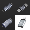 Pikkukuva 5 / 8: USB Type C -naaras -sovitin Type-C -sovittimeen iPhone-muuntimeen D