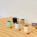Miniatyrbillede 2 af 8: 1:12 Dukkehus Kaffekop Dukkehus Minikedel Model Dukker Hou Apricot