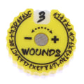 Miniatyrbillede 4 af 8: Small Size Counter 20MM Health Damage Wounds Tracker 1PC 0-9 Li