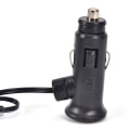 Miniatyrbillede 6 af 7: Sort 3 Ways Multi Socket Car Lighter Splitter USB Oplader