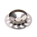 Miniatyrbillede 6 af 8: 1 stk Rustfrit stål gulvafløbsdæksel overløb Rund Anti-tilstopning A6
