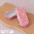 Miniatyrbillede 1 af 8: 100 Stk Cupcake Papir Liner Kop Muffin Case Bakke Kage Form Bagin F