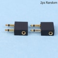 Pikkukuva 1 / 8: 2kpl Kannettavat Aviation Headset Conversion Plug Plane Seat Headp