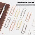 Miniatyrbilde 3 av 8: Multi-Purpose Paper Clips Paper Fix Clips Pen Clips Notebook Pi Rose Gold