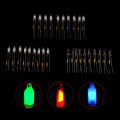 Miniatyrbilde 3 av 5: 10 stk neon lyspærer 4*10mm 5*13mm hovedstrømindikator med Red F5