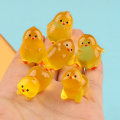 Miniatyrbilde 3 av 7: Lysende Mini Resin Lysende Kylling Ornament Statue Miniatyr D