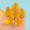 Pikkukuva 3 / 7: Luminous Mini Resin Luminous Chicken Ornament Patsas Miniature D