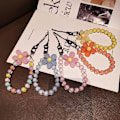 Miniatyrbild 2 av 8: 1 st aron-färgad Crystal Bead String Fashion Mobiltelefon Lanya A7