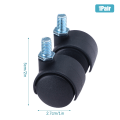 Pikkukuva 1 / 8: 1 pari 1 tuuman universal pyörivä pyörätuoli Ca A 1Pair