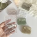 Pikkukuva 5 / 8: Yksinkertainen kannettava läpinäkyvä piilolinssilaatikko Simple Contact L A1