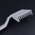 Miniatyrbillede 6 af 8: Clipper Barber Fade Combs Ergonomisk Styling Tool til mænd White