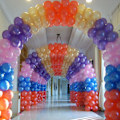 Pikkukuva 7 / 8: 100 kpl 10 tuumaa PLAIN LATEX BALLOONS Juhla Häät Syntymäpäivä Joulukuu mix color