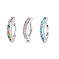 Miniatyrbillede 5 af 8: Blomst sommerfugl hjerte form navle ring Rhinestones Nave A3