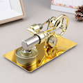 Miniatyrbillede 6 af 8: Varmluft Stirling Engine Motor Model Fluid Dynamic Physics Exper
