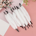 Miniatyrbillede 1 af 5: 10 stk/pose Bomuldsstribe Brugervenlig Bomuld Orgnic Cotton til Rebui Black