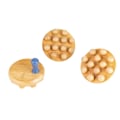 Pikkukuva 3 / 7: 12 Beads Handheld Gua Sha Hierontaharja Puu vyötärö jalka Body