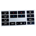 Miniatyrbild 4 av 5: 1Set Bil Klimatkontroll Luftkonditionering Switch Button Covers