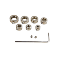 Miniatyrbilde 7 av 8: Trebearbeidingsverktøy Drill Limiter Dybde Stop Krager Ring Positio 4mm