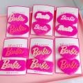 Miniatyrbillede 2 af 8: Modebrev Hjerte Hårnål Pink Plys Hårklemme Side Bang Cli A2