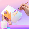 Miniatyrbillede 3 af 8: Kosmetisk Nail Art Makeup Polering Blanding Palette Rustfri Ste A5
