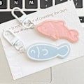 Pikkukuva 5 / 8: e Fish Dolphin Avaimenperä Eläin Riipus Avaimenperä Reppu Auto B Pink