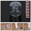 Miniatyrbild 7 av 8: Transparent Gummi Golvstol Anti Scratch Protector Cap Möbler White 16mm