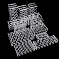 Miniatyrbild 4 av 5: Genomskinlig centrifugalprovrörshållare av plast Skolmaterial 20/25ml 12hole