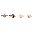 Miniatyrbillede 2 af 8: 2 stk metal bi form dekoration spænde taske Clip lås hardware Silver