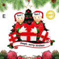 Miniatyrbilde 7 av 7: Juleanheng DIY Personlig Familie Julepynt For A