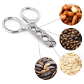 Pikkukuva 2 / 8: Melon Plier Scissor Nut Cracker ruostumaton teräs Walnut Pine Sh
