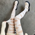 Miniatyrbilde 5 av 5: Korsstroppstrømper Hvit strømpebukse Jk Silk Tights Bandasje S Black