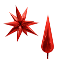Pikkukuva 4 / 5: 12 kpl Explosion Star Balloons Syntymäpäiväseremonia hääkoristeita C