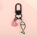 Pikkukuva 1 / 8: Luova sarjakuva Little Fish avaimenperä Kawaii Fish Bone avaimenperä A2
