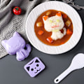 Pikkukuva 3 / 8: 3 kpl / set e Cat Sushi mold Tee tee-se-itse voileipä mold Keittiö A Purple