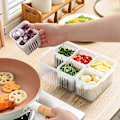 Pikkukuva 1 / 8: Scallion Storage Box Kotitalouksien Scallion Ginger Valkosipulin säilytysaine Transparent
