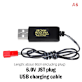 Miniatyrbillede 1 af 8: 3,6V 4,8V 6V 7,2V NiMH batteri USB-oplader til fjernbetjening A6