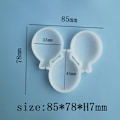 Miniatyrbillede 6 af 6: Ballon drop lim slikkepind silikone form DIY håndlavet chokolade