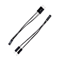 Miniatyrbillede 8 af 8: Bundkortskontakt Power SW/RESET SW/HDD LED/Power LED 1to2 Dou 4Pcs/Set