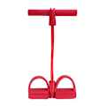 Miniatyrbillede 1 af 5: 4 Tube Fitness Resistance Bands Latex Pedal Exerciser Sit-up Pu Red