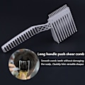 Miniatyrbillede 2 af 8: Clipper Barber Fade Combs Ergonomisk Styling Tool til mænd Gray