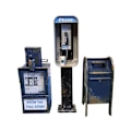 Miniatyrbillede 2 af 8: Miniature betalingstelefon i 1:12 skala C
