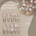 Pikkukuva 2 / 8: 10 kpl Fine Flicker Katie Cat Nail Sarjakuvatarvikkeet Mini Resi DZ781-03