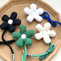Miniatyrbild 6 av 8: DIY Blomma Brosch Tillbehör Väska Hänge Lapel Pin Badges Broo Green