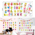 Miniatyrbillede 3 af 6: Tegnefilm Animal Alphabet Wall Stickers Aftagelig Baby Nursery De